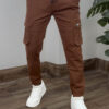 Men's Cargo Jogger Pants - Brown
