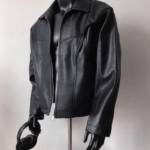 Premium Pu-Leather Jacket-Black