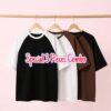 3-Pieces-Combo Waffle Contrast Oversized T-shirt.