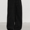 JET BLACK BAGGY DENIM PANTS