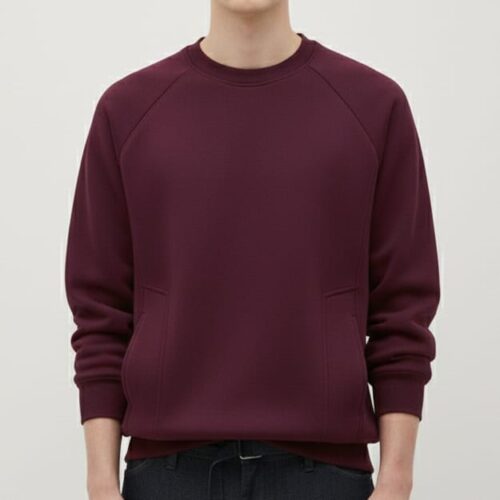 Slide Pocket Sweatshirt - Maroon